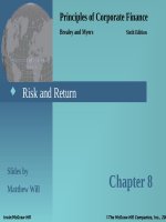 Principles of cororate finance 6th brealey myers chapter 08 