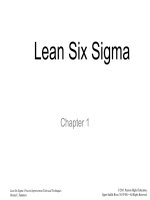 Lean six sigma process improvement tools and techniques by donna summers chapter 01 