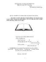SKKN TỔ CHỨC TUYÊN TRUYỀN VỀ BẢO HIỂM Y TẾ NHẰM NÂNG CAO Ý THỨC THAM GIA BẢO HIỂM Y TẾ CỦA PHỤ HUYNH VÀ HỌC SINH TRƯỜNG THPT XUÂN THỌ