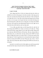 MỘT SỐ KINH NGHIỆM CHỈ ĐẠO THỰC HIỆN  CÔNG TÁC CHUYÊN MÔN THEO CHƯƠNG TRÌNH  GIÁO DỤC MẦM NON MỚI