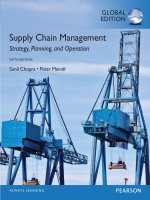 Supply chain management 6th global edtion by chopra and meindl
