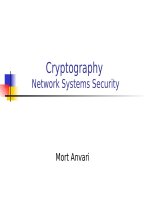 Network systems security by mort anvari lecture3 