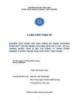 Nghiên cứu đánh giá khả năng áp dụng phương pháp kết tủa để nâng cao hiệu quả xử lý ni2+ và fetc trong nước thải xi mạ tại công ty TNHH công nghiệp á châu