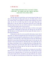 MỘT SỐ BIỆN PHÁP ĐỂ NÂNG CAO CHẤT LƯỢNG  CHĂM SÓC   SỨC KHOẺ CHO TRẺ  TRONG TRƯỜNG  MẦM NON VÙNG NÔNG THÔN