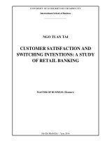 Customer satifaction and switching intentions_ A study of retail banking