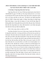 Phân tích phong cách lãnh đạo và tầm nhìn đổi mới tại ngân hàng PHát triển việt nam VDB