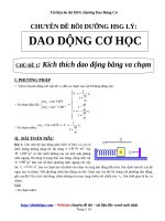 Tài liệu bồi dưỡng HSG dao động cơ 1   file word có lời giải chi tiết