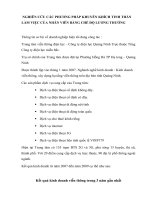 Nghiên cứu các phương pháp khuyến khích tinh thần  làm việc của nhân viên bằng chế độ lương thưởng