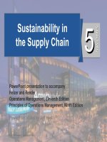 Principles of operations management 9th by heizer and render chapter 05s 