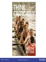 Think critically 3rd edtion facione gittens 2016 chapter 01 