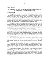 HƯỚNG DẪN THIẾT LẬP HỒ SƠ TRƯỜNG TRUNG HỌC CƠ SỞ CÓ NỀ NẾP TRÊN ĐỊA BÀN HUYỆN