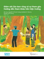 Giám sát Cácbon rừng có sự tham gia: Hướng dẫn tham khảo trên hiện trường