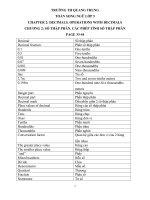 Giới thiệu một số thuật ngữ toán học bằng tiếng anh trong sách toán song ngữ cấp tiểu học khối lớp 5 