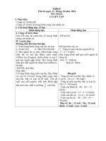 Tuyển tập giáo án lớp 4 buổi chiều TUAN 6 7 8 