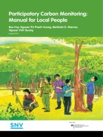 Participatory Carbon Monitoring: Manual for Local People