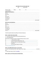 HỢP ĐỒNG vận CHUYỂN HÀNG hóa