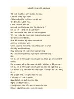 Lời bài hát hợp âm guitar NGƯỜI PHU KÉO  MO CAU