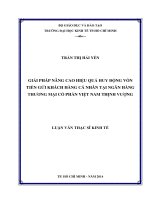 Giải pháp nâng cao hiệu quả huy động vốn tiền gửi khách hàng cá nhân tại ngân hảng thương mại cổ phần việt nam thịnh vượng 