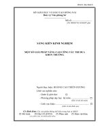 SKKN Một số giải pháp tăng hiệu quả công tác trong thi đua  khen thưởng