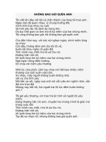 Lời bài hát KHÔNG BAO GIỜ QUÊN ANH