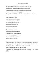 Lời bài hát hợp âm guitar đêm buồn tình lẻ