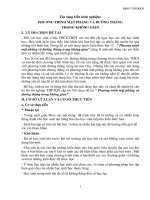 SKKN Phương trình mặt phẳng và đường thẳng trong không gian