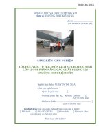 SKKN Tổ chức việc tự học môn lịch sử cho học sinh lớp 12 góp phần nâng cao chất lượng tại trường THPT Kiệm Tân