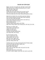 Lời bài hát hợp âm guitar người em xóm đạo