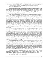 SKKN Một số giải pháp nâng cao hiệu quả giáo dục an toàn giao thông cho học sinh lớp chủ nhiệm