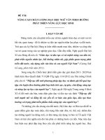 SKKN NÂNG CAO CHẤT LƯỢNG DẠY HỌC MÔN NGỮ VĂN
