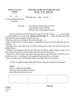 Biểu mẫu giới thiệu chữ ký admin công ty