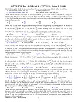 Đề thi thử đh (VLTT 125   1 2014)