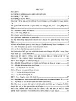 Báo cáo thực tập khoa kế toán đại học thương mại đánh giá khái quát công tác kế toán, phân tích kinh tế công ty cổ phần lương thực nam định