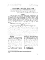 Kĩ năng thiết lập quan hệ với giáo viên và học sinh trong quá trình thực tập sư phạm của sinh viên trường đại học sư phạm TPHCM