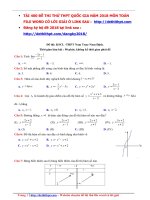 Đề thi 2018  THPT nam trực – nam định   lần 1   file word có lời giải chi tiết 