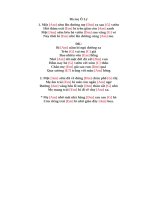 Lời bài hát hợp âm guitar Bà mẹ ô lý