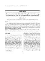 So sánh một số nhận định về hoạt động đảm bảo chất lượng ở trường đại học công lập và trường đại học ngoài công lập