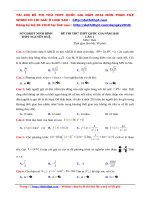 Đề thi 2018  THPT nguyễn huệ – ninh bình   lần 1   file word có lời giải chi tiết 