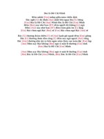 Lời bài hát hợp âm guitar Bác là hồ chí minh