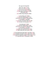 Lời bài hát hợp âm guitar Ba ngọn nến lung linh