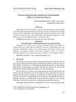 Sử dụng piktochart thành lập infographic phục vụ giảng dạy địa lí 1