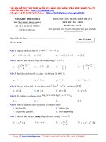 Đề thi 2018  triệu sơn 1   thanh hóa   lần 2   file word có lời giải chi tiết 