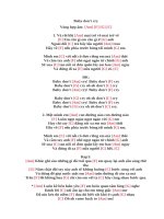 Lời bài hát hợp âm guitar Baby don