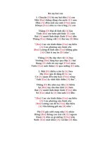 Lời bài hát hợp âm guitar Bà mẹ hai con