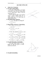 CHƯƠNG 3 HÌNH HỌC 11 QUAN HỆ VUÔNG GÓC