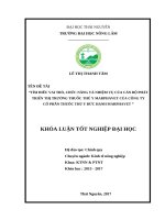 TÌM HIỂU VAI TRÒ, CHỨC NĂNG VÀ NHIỆM VỤ CỦA CÁN BỘ PHÁT TRIỂN THỊ TRƯỜNG THUỐC THÚ Y MARPHAVET CỦA CÔNG TY  CỔ PHẦN THUỐC THÚ Y ĐỨC HẠNH MARPHAVET ”
