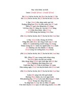 Lời bài hát hợp âm guitar Bạc liêu khúc tự tình