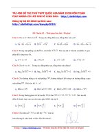 Đề thi thử 2018   luyện đề THPTQG   đề chuẩn 03   file word có lời giải chi tiết 