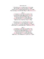 Lời bài hát hợp âm guitar Ba mẹ cho con