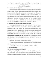 SKKN: Một số biện pháp nâng cao chất lượng giáo dục trẻ mẫu giáo 56 tuổi kỹ năng ứng phó với biến đổi khí hậu